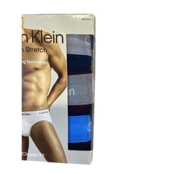 Preppy Streetwear Coquette Utility Calvin Klein 2XL Men 3 Pack Hip Brief XXL - Picture 1 of 4